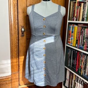 ModCloth Gingham Dress with Buttons Size 1X